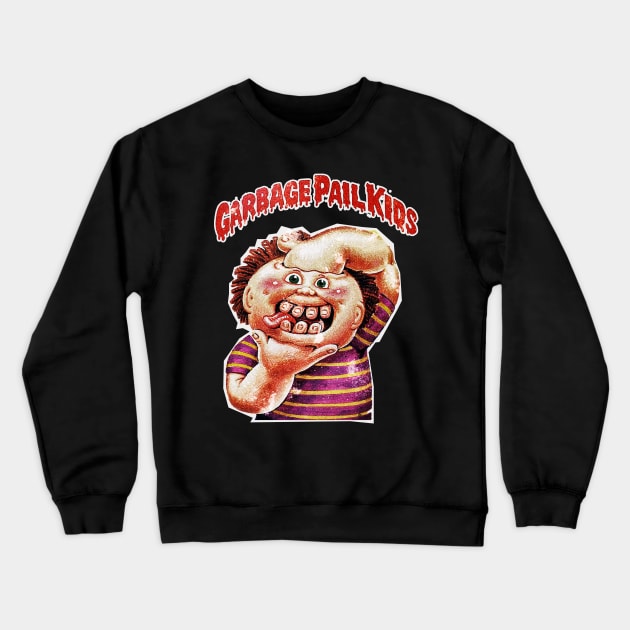 garbage pail kids scary tooth Crewneck Sweatshirt by Distiramoth